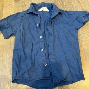 Toddler boys Casual Blue Shirt
